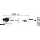 BOSCH GWX 10-125 leņķa slīpmašīnas X-LOCK